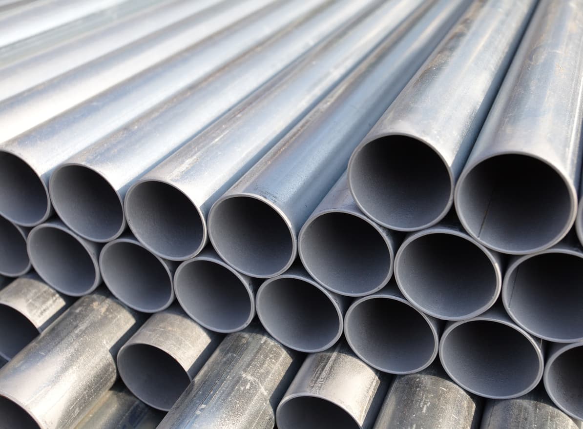 Tubería galvanizada de MMTubería para uso en conducción de agua
